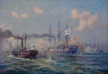 ゼーゲフェヒト・バイ・ヤスムント海戦 Oil Paintings